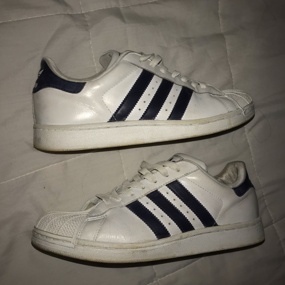Navy Blue / White Adidas
